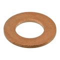 Midwest Fastener Sealing Washer, Fits Bolt Size M6 Copper, Copper Finish, 20 PK 34662